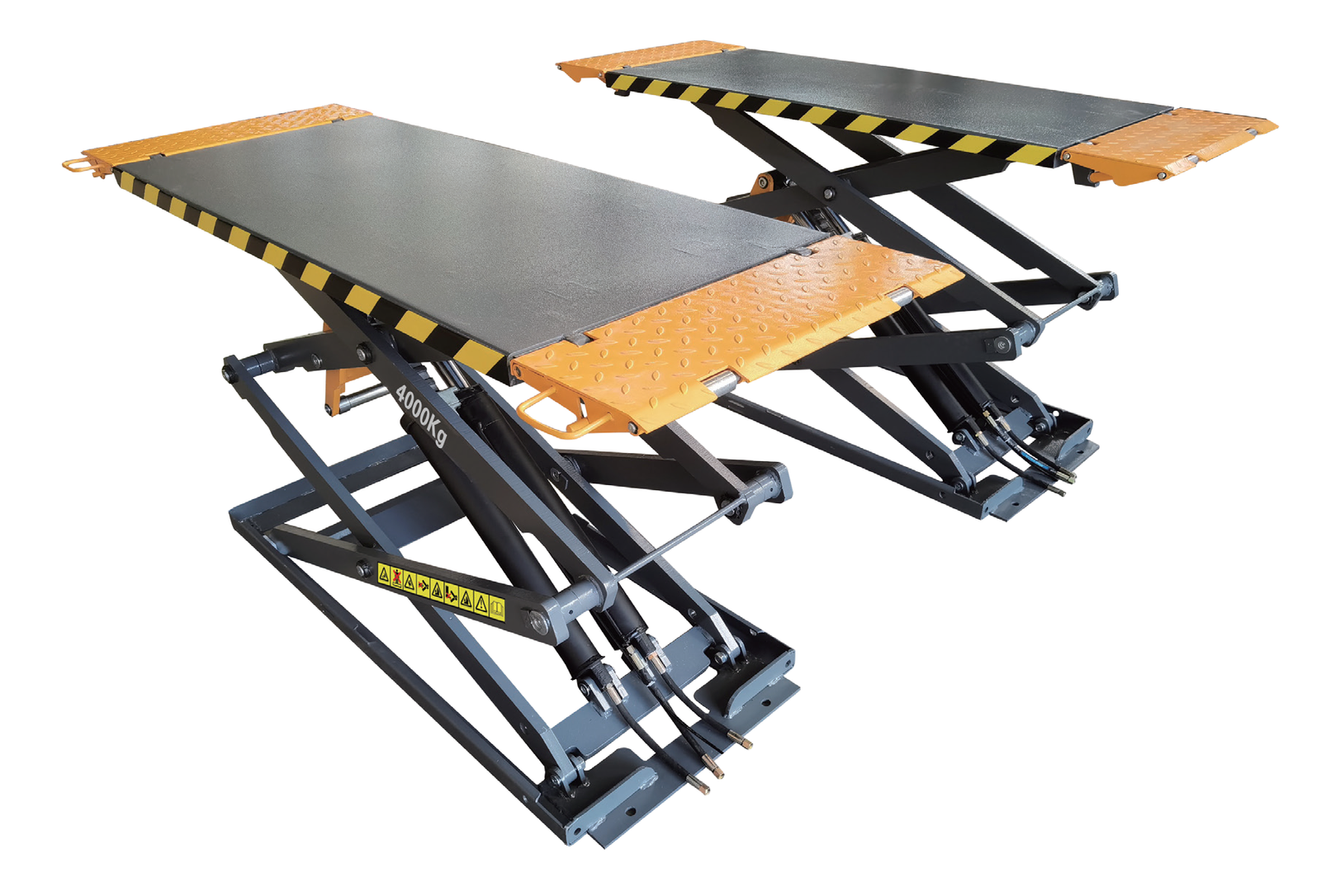 Elevador de coches tipo tijera ultradelgado DL-4.0CB