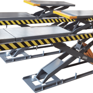 Elevador de coches tipo tijera principal-auxiliar empotrado DL-4.0DJ