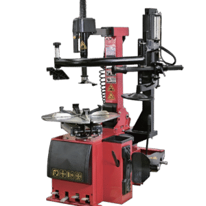 Cambiador de neumáticos basculante 10"-24" con asistencia de potencia derecha F-596